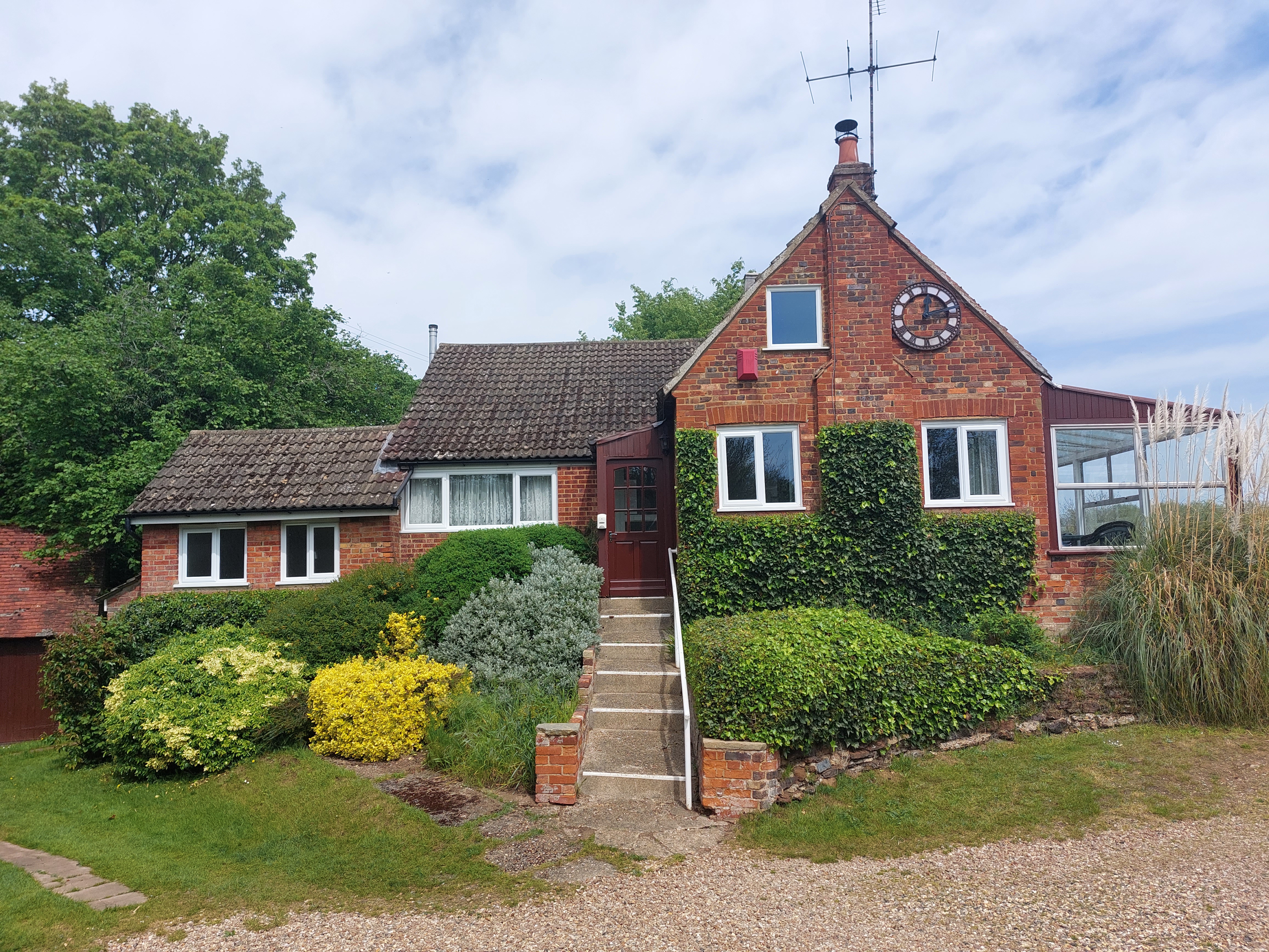  the terrace and conservatory at the cottage