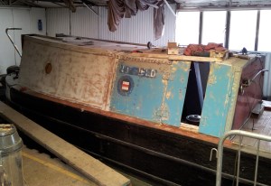 Nutfield Historical Narrowboat Before Restoration by Wyvern-Shipping