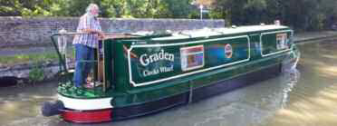 Repainted Graden Canal Narrowboat by Wyvern Shipping